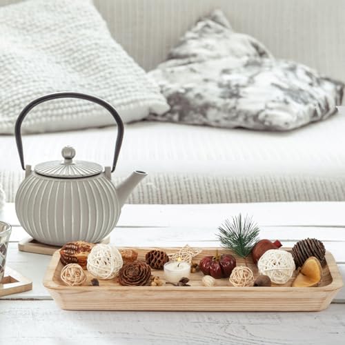 16" Long Wooden Dough Bowl for Home Decor