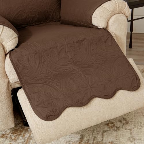 Reversible Recliner Cover (Recliner / Chocolate / Taupe)