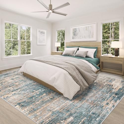 8x10 Area Rugs for Living Room (Green Brown / 8' x 10' (Rectangular))