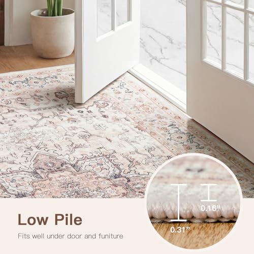3x5 Pink Area Rugs for Bedroom Living Room (Sunflower Pink / 3' x 5' (Rectangular))