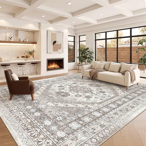 10x14 Area Rugs for Living Room (Brown/Beige / 10' x 14' (Rectangular))