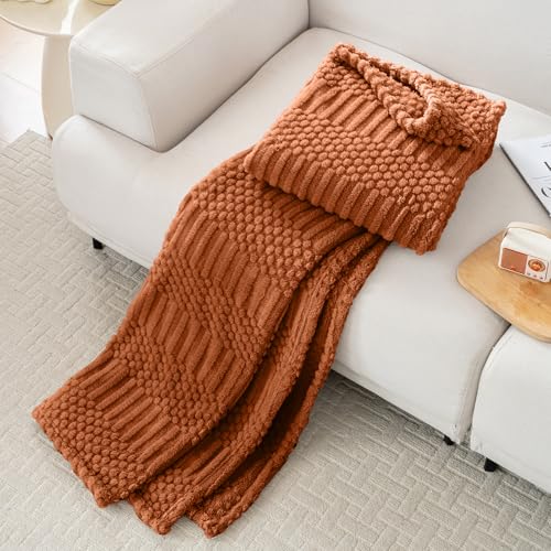 Rust Throw Blanket (Rust / Throw(50x60))