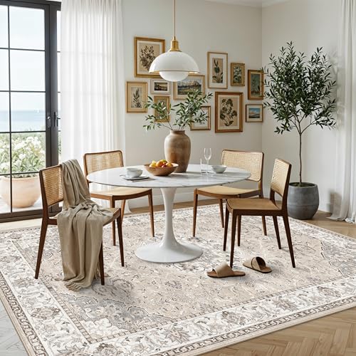 7x10 Area Rug for Living Room (7' x 10' (Rectangular) / Beige)