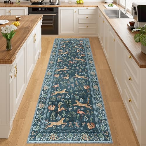 2.6x8 Rug for Hallway (Blue (Animal) / 2'6" x 8' (Rectangular))