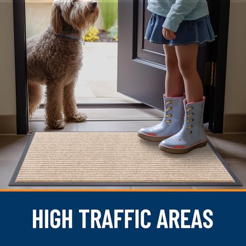 Front Door Mat 35x23 (Beige / 35" X 23")
