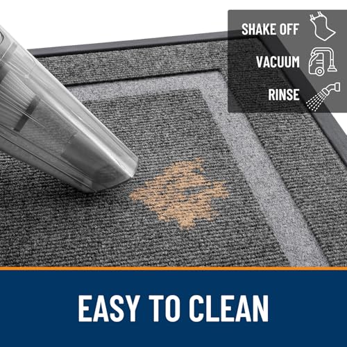 Front Door Mat Outside 59x20 (Dark Grey / 59" x 20")