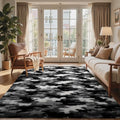 4x6 Ft Shag Rugs for Bedroom Living Room (Fa Grey 4sm15 / 4' X 6' (Rectangular))