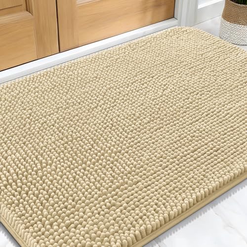 Dog Door Mat for Muddy Paws 30x20 (Sand / 30" X 20")