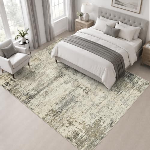 Area Rug Living Room (Ash Brown / 8' x 8' (Square))