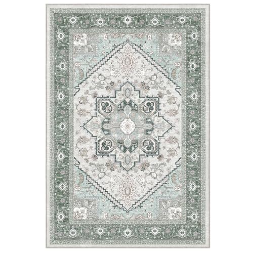Soft Area Rugs 4x6 (4' x 6' (Rectangular) / Green)