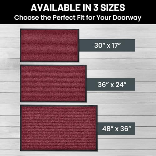 Front Door Mat (30" x 17" / Red)