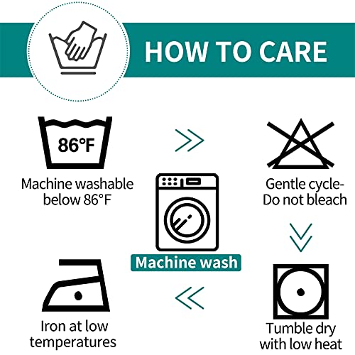 Grey Blackout Curtains for Bedroom 63 Inch Long (Grey / 42"W x 63"L (Pack of 2))