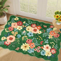 2x3 Rug for Entryway (Dark Green (Big) / 2' x 3' (Rectangular))