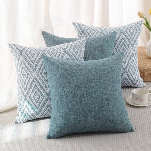Throw Pillow Covers 20x20 (Blue / 20" x 20" (Pack of 4))