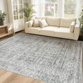 6x9 Area Rugs for Living Room (Grey / 6' x 9' (Rectangular))