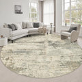 Round Area Rug Living Room (Ash Brown / 6' (Round))