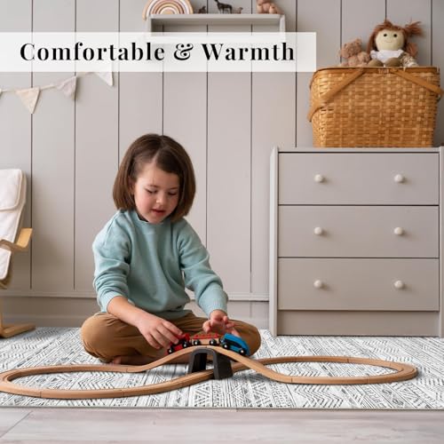 2x8 Runner Rug Washable Moroccan (Grey / 2' x 8')