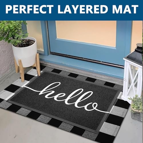 Funny Hello Mats Outdoor (1'8" x 2'8" / Hello)