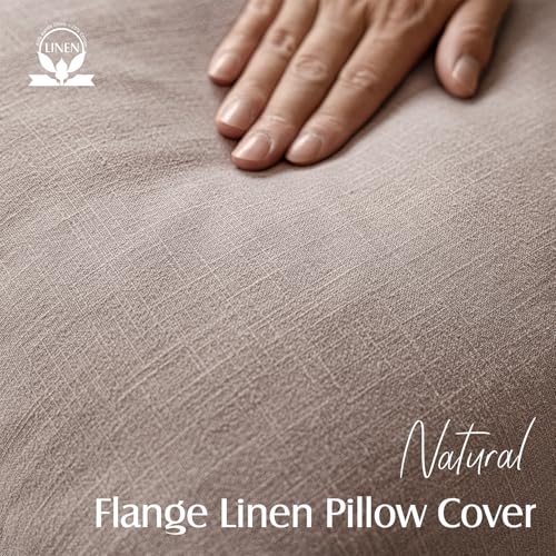 Decorative Linen Lumbar Throw Pillow Covers 12x20 Dusty Pink (20" x 12" (Pack of 2) / Rose Dust)