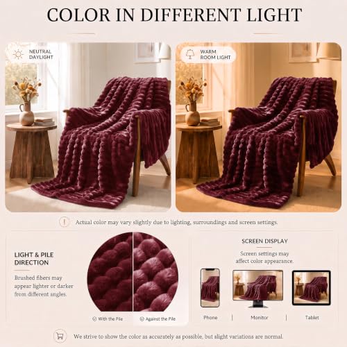Red Twin Blanket for Bed (Red / Twin (60" x 80"))