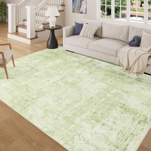 6x9 Area Rugs (Green/Ivory / 6' x 9' (Rectangular))