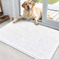 Dog Door Mat for Muddy Paws 36x24 (White / 36" X 24")