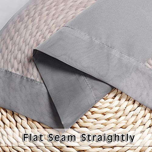 Grey Sheer Curtains 144 inch Extra Long (Grey / 42"W x 144"L (Pack of 2))
