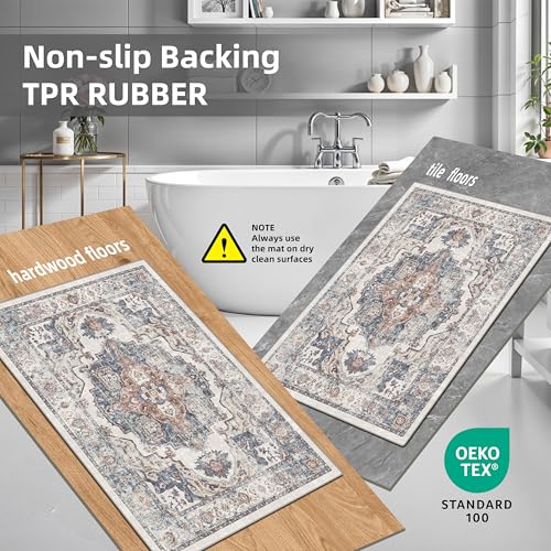 2 Piece Kitchen Runner Rug Set (2x3+2x4 / Brick)