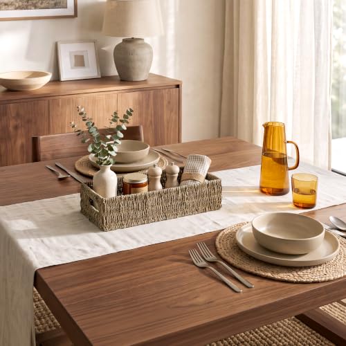 Wicker Seagrass Baskets (Natural (Seagrass) / 14¼" L x 6¾" W x 3¾" H)