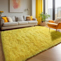 Yellow Area Rugs for Bedroom Living Room (Yellow / 4' x 6' (Rectangular))