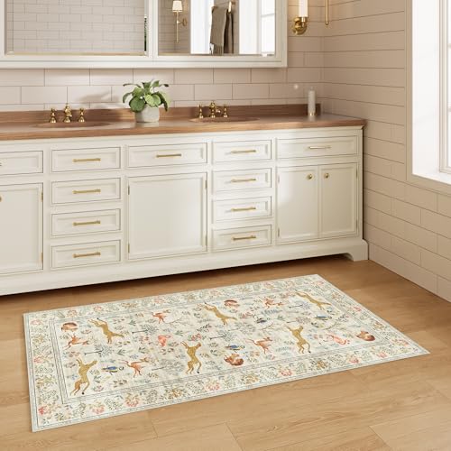2x4 Rug for Entryway (Beige (Animal) / 2' x 4' (Rectangular))