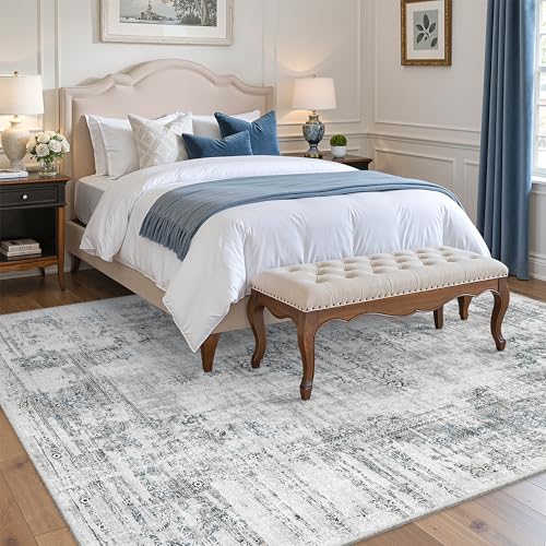8x10 Area Rugs for Living Room (Blue/Grey / 8' x 10' (Rectangular))