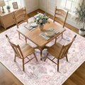 Washable Area Rug (Pink / 7' x 7' (Square))