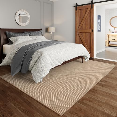 Washable Area Rugs 5x7 ft Non Slip Area Rug for Living Room Brown (A- Brown / 5' x 7')