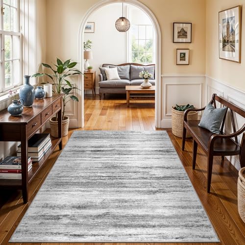 4x5 Area Rugs for Entryway Washable (Grey / 4' x 5' (Rectangular))