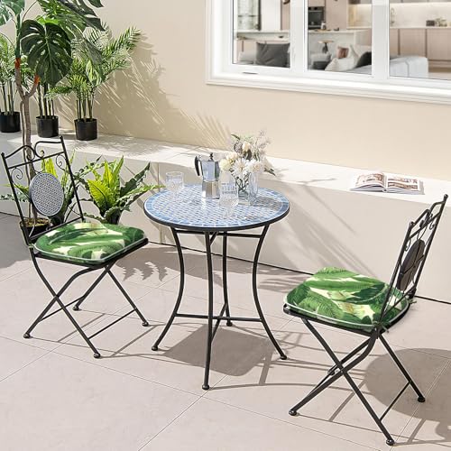 Outdoor Chair Cushions Set of 2 (2 Count / Swaying Palms Green)