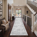 3x10 Runner Rug Non Slip (Grey/Ivory / 3' x 10' (Runner))