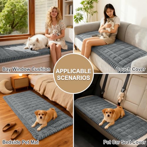 Couch Cover for Dogs (Grey / 27.6"x70.9")