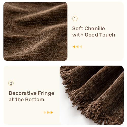 2 Pieces Sectional Couch Covers L Shaped Cover XXXL Coffee (Coffee / 71"×118"+91"×134")