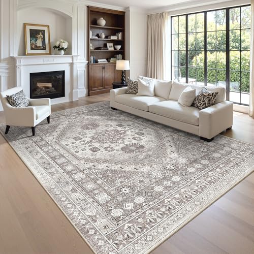 8x12 Area Rugs for Living Room (Brown/Beige / 8' x 12' (Rectangular))