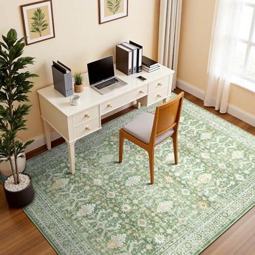 6x9 Area Rugs for Living Room (Light Green / 6' X 9' (Rectangular))