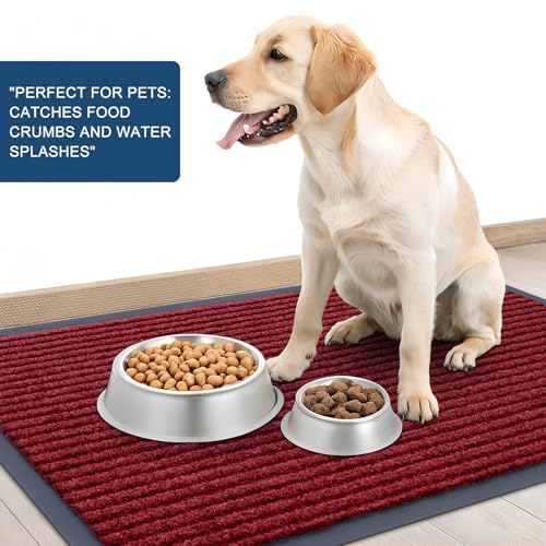 Front Door Mat 35x23 (Wine Red / 35" X 23")