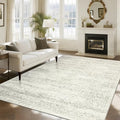 Washable Rugs 8x10 Area Rug for Living Room (8' x 10' (Rectangular) / Beige-green-grey)