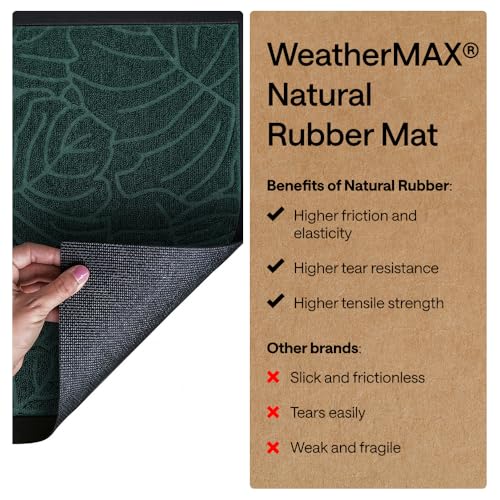 WeatherMAX Door Mat (Green Palm / 29" x 17")