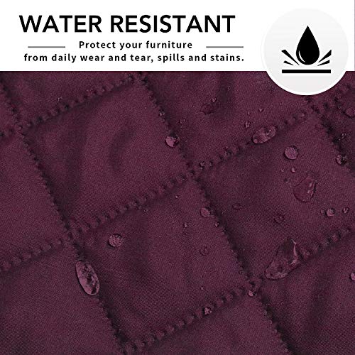 Reversible L Shape Sectional Couch Cover (Large / Wine/Wine)