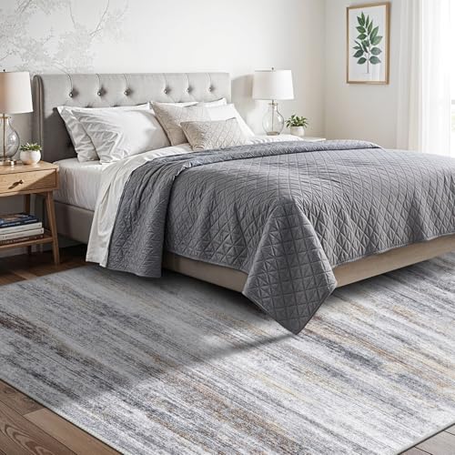 6x9 Area Rug for Living Room (Beige/Grey / 6' x 9' (Rectangular))