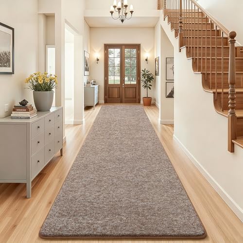 3x10 Runner Rug for Hallway (3' X 10' (Runner) / Matte Brown)