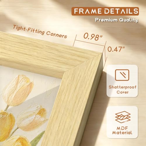 18x24 Poster Frame (Oak Wood Grain / 18x24)