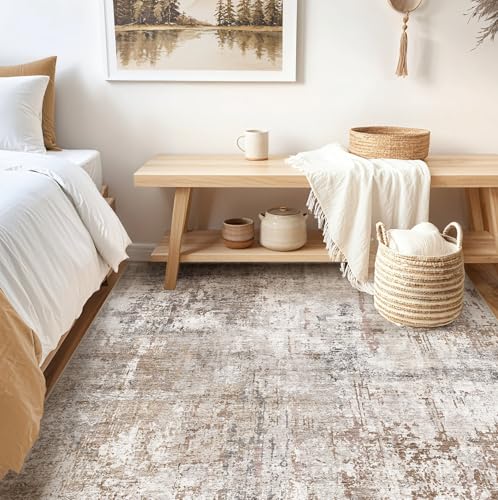 Square Area Rugs (Brown/Grey/Red / 6' x 6' (Square))
