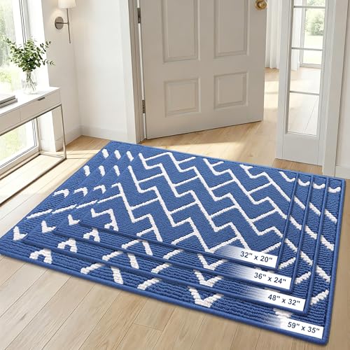 Front Door Mat 32x20 (Navy / 32" X 20")
